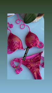 Reversible Bikini tô pink